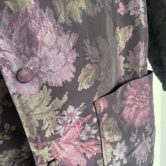 Oversized Floral Blazer Coat - Picture 5 of 8